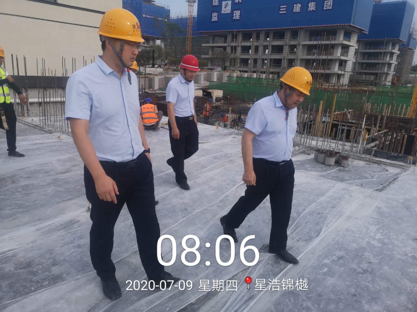 公司高層對星皓項目進行檢查指導(圖2)