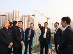 西安市領導赴我司承建的(de)紅會醫院項目工地(dì / de)督導
